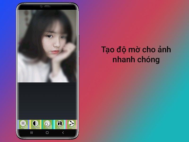 Tạo độ mờ cho ảnh nhanh ch&oacute;ng