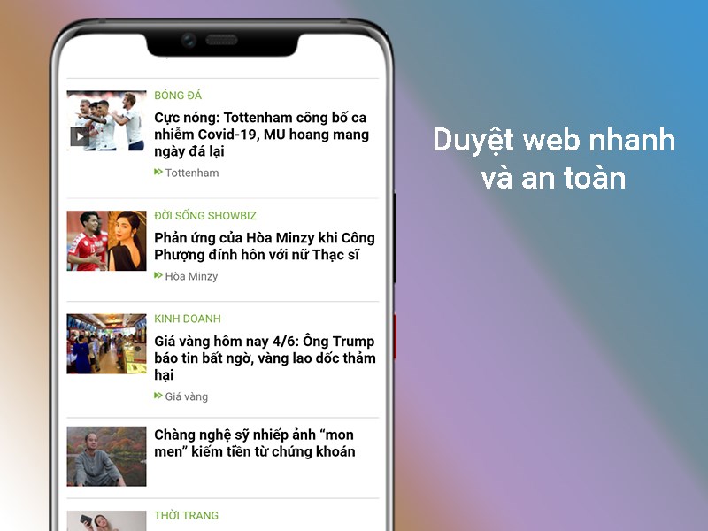  Duyệt web si&ecirc;u nhanh v&agrave; an to&agrave;n