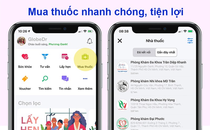 Mua thuốc nhanh chóng, tiện lợi