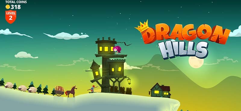 Giao diện chính của trò chơi Dragon Hills