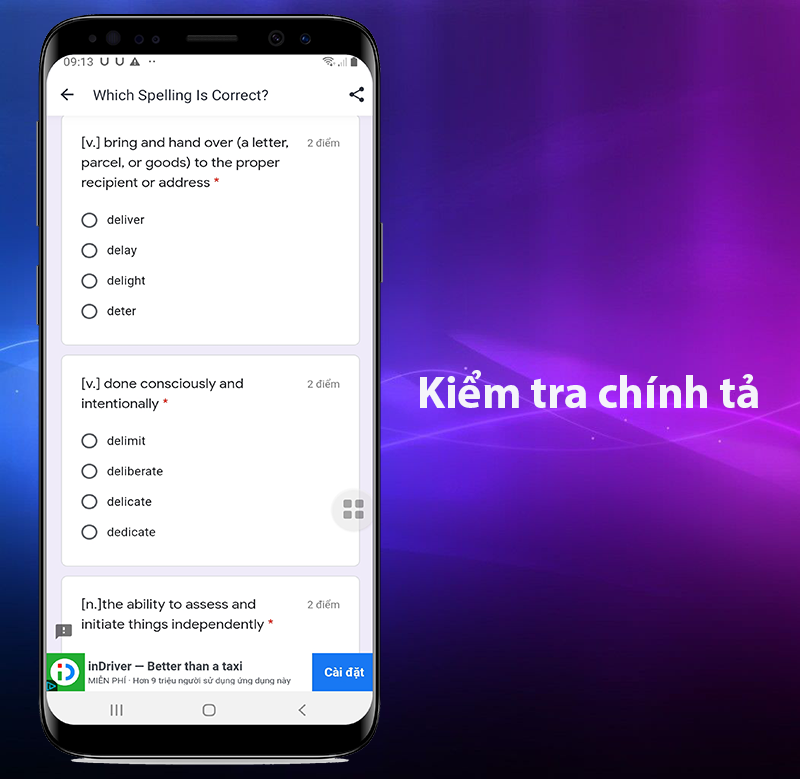 kiểm tra chính tả