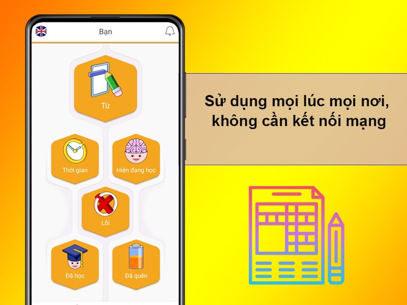 Sử dụng mọi lúc mọi nơi, không cần kết nối mạng