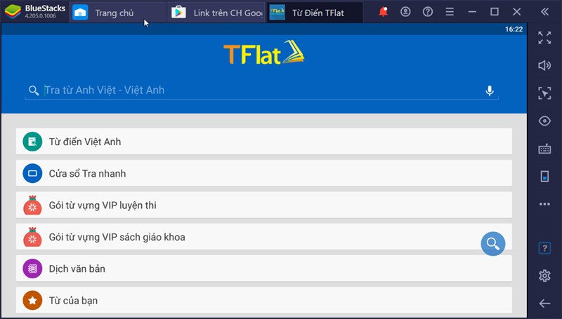 Hướng dẫn download từ điển TFlat online cho máy tính đơn giản nhất