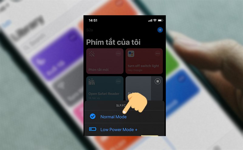 Trở về chế độ Normal Mode (sạc b&igrave;nh thường)