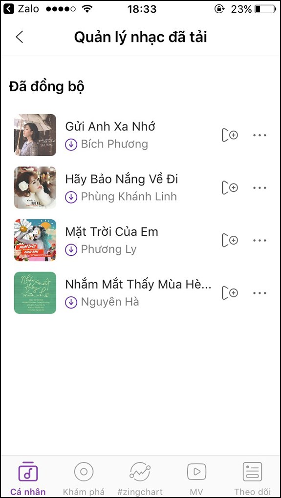 xem lại những b&agrave;i h&aacute;t đ&atilde; tải tại đ&acirc;y.&nbsp;