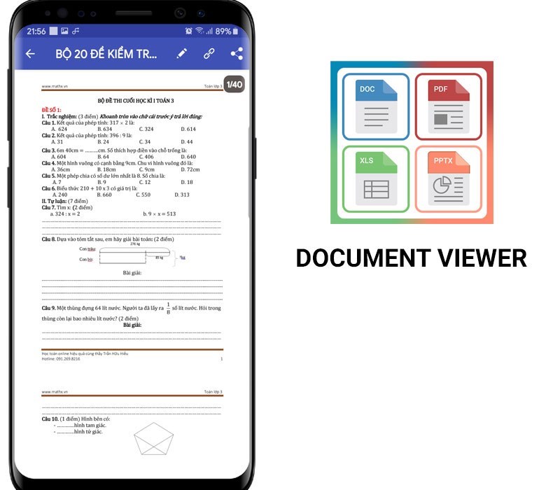 Document Viewer - Word, Excel, Docs, Slide & Sheet