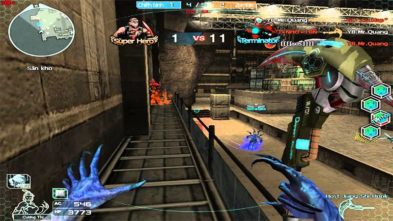 Chế độ zombie v4 trong game Crossfire