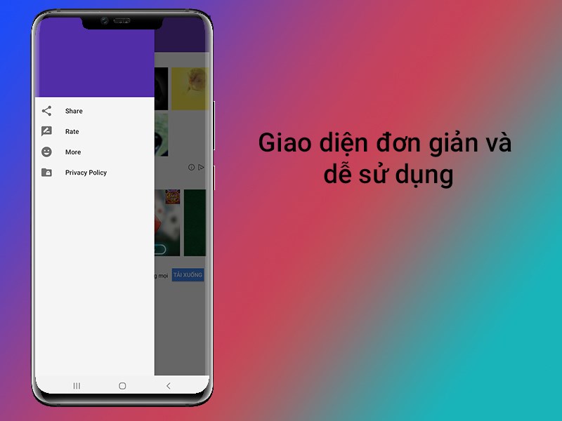 Giao diện đơn giản và dễ sử dụng