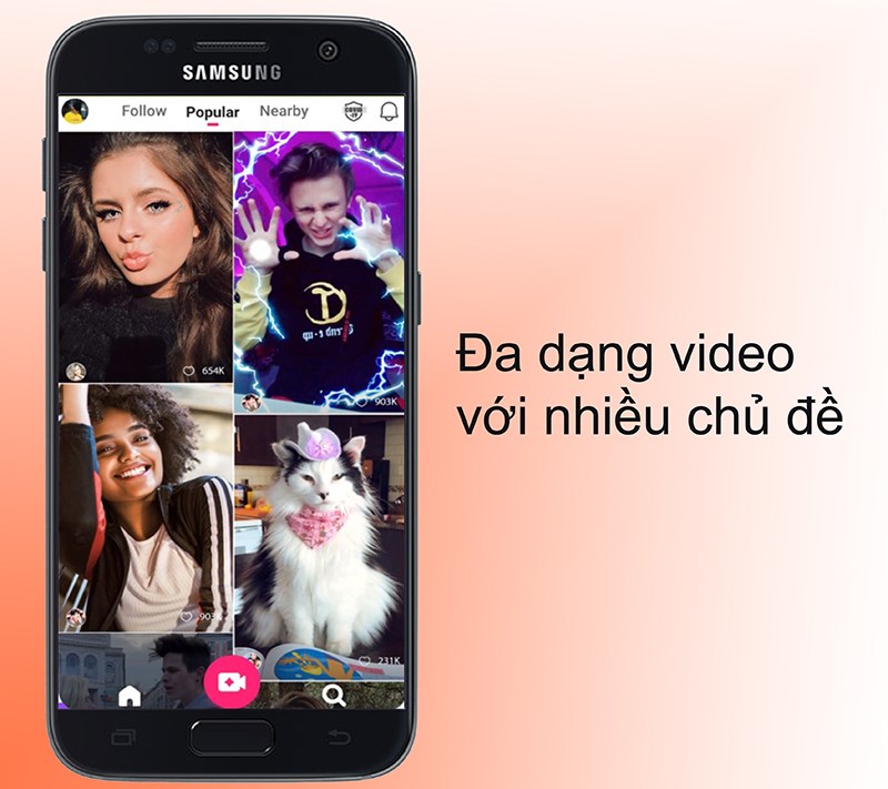 Đa dạng video với nhiều chủ đề