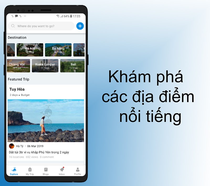 Khám phá các địa điểm nổi tiếng