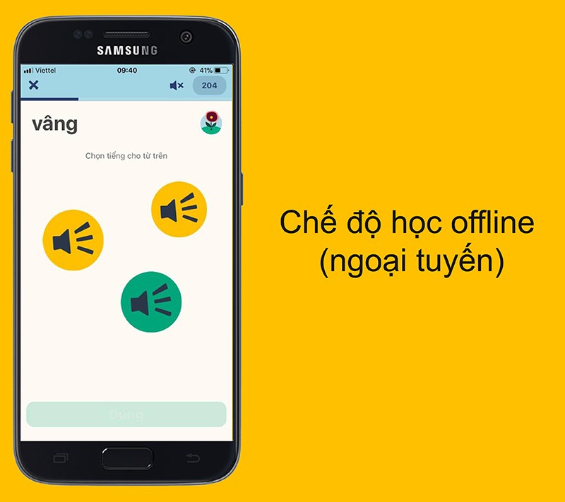 Chế độ học ngoại tuyến thuận tiện