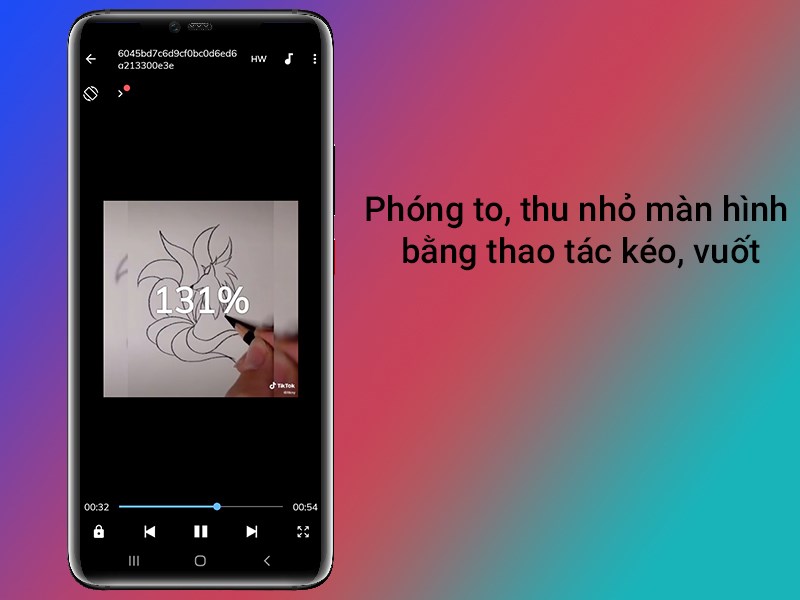  Ph&oacute;ng to v&agrave; thu nhỏ m&agrave;n h&igrave;nh bằng thao t&aacute;c k&eacute;o v&agrave; vuốt