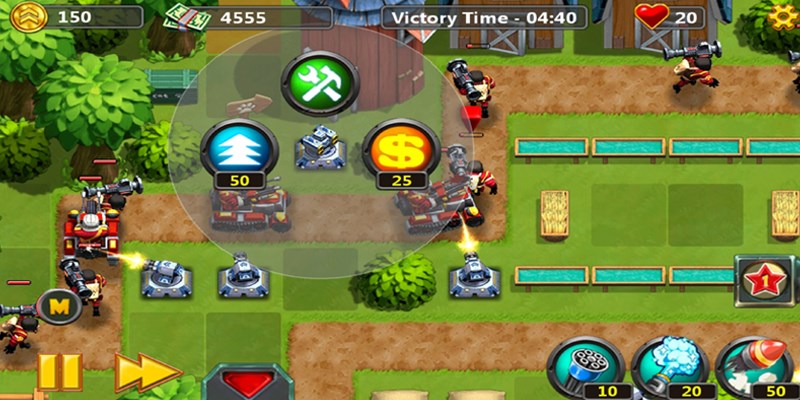 Thao t&aacute;c chơi game đơn giản