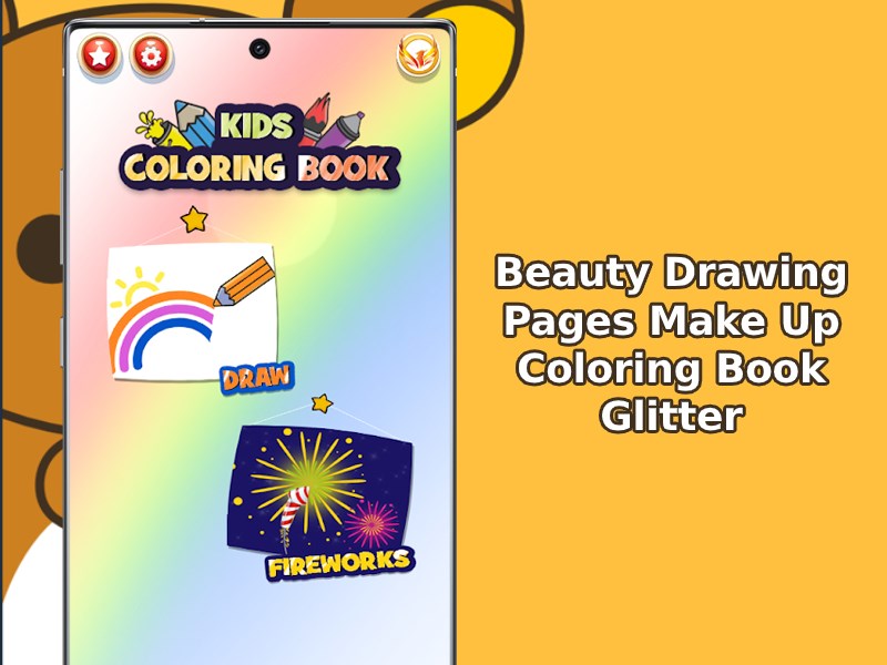 Beauty Drawing Pages Make Up Coloring Book Glitter