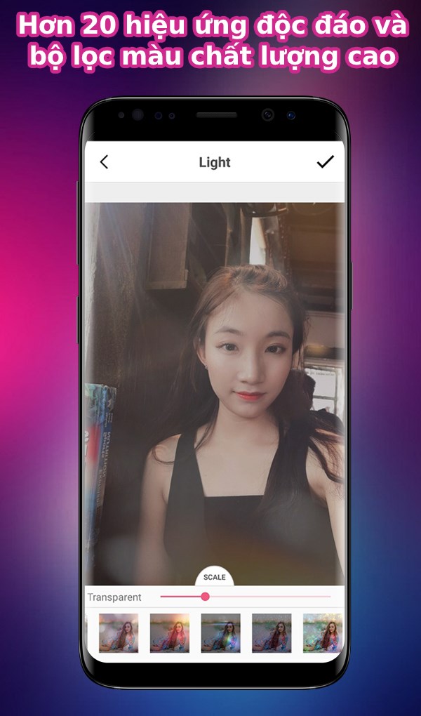 Hơn 20 hiệu ứng độc đ&aacute;o v&agrave; bộ lọc m&agrave;u chất lượng cao