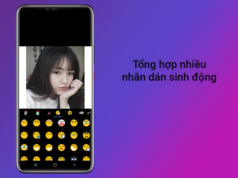 Tổng hợp nhiều nhãn dán sinh động