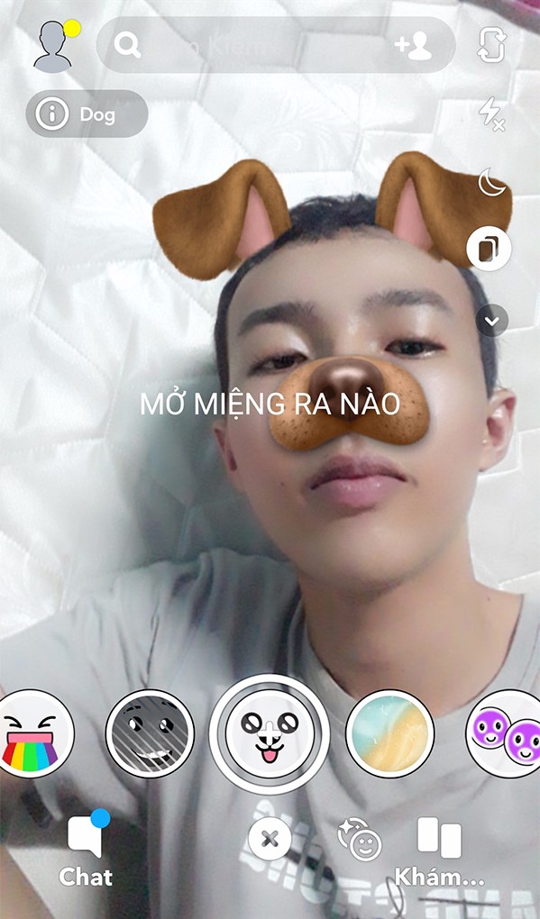 Hiệu ứng trong Snapchat