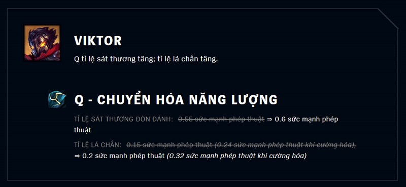 Q tỉ lệ s&aacute;t thương tăng; tỉ lệ l&aacute; chắn tăng