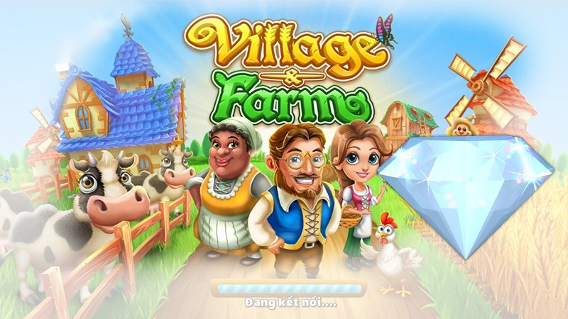 6 mẹo kiếm Kim Cương miễn ph&iacute; trong game Village and Farm