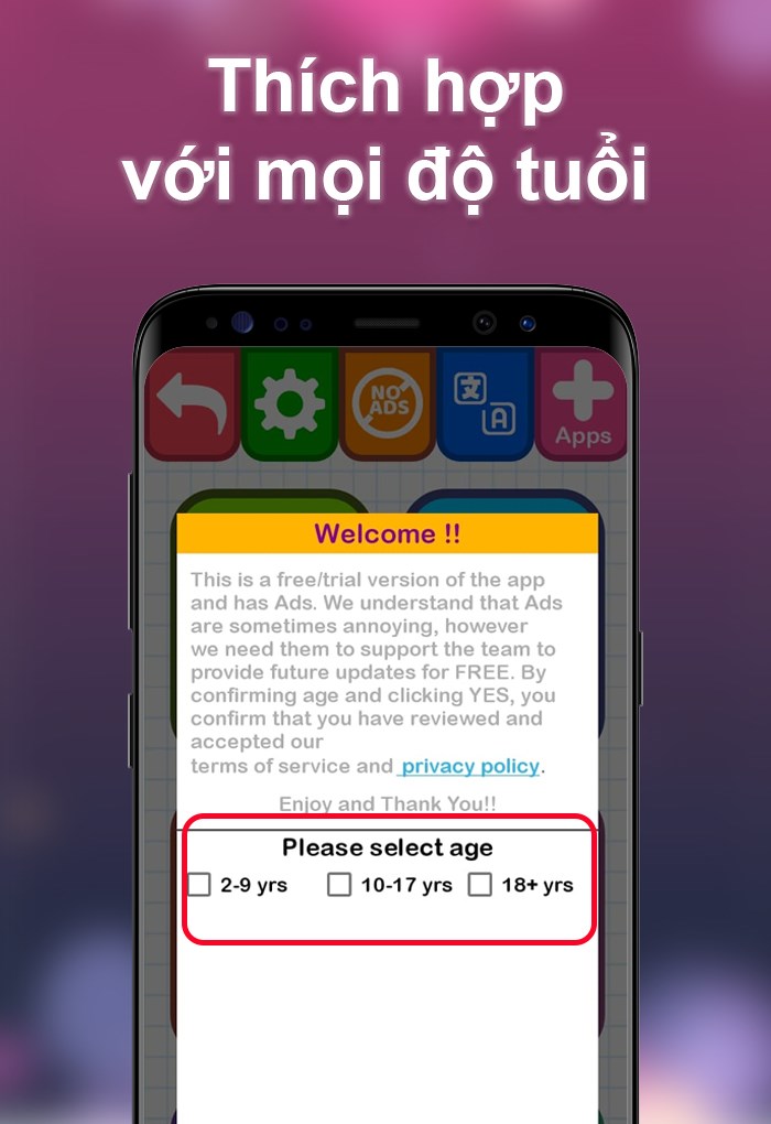 Th&iacute;ch hợp cho mọi độ tuổi