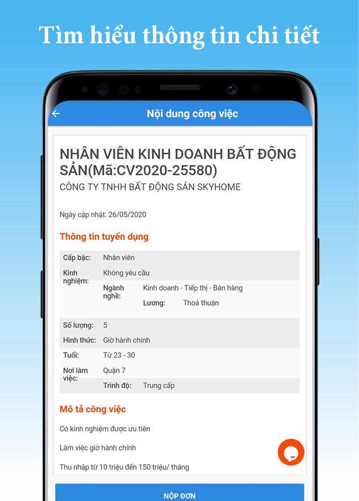 T&igrave;m hiểu th&ocirc;ng tin chi tiết về c&ocirc;ng việc