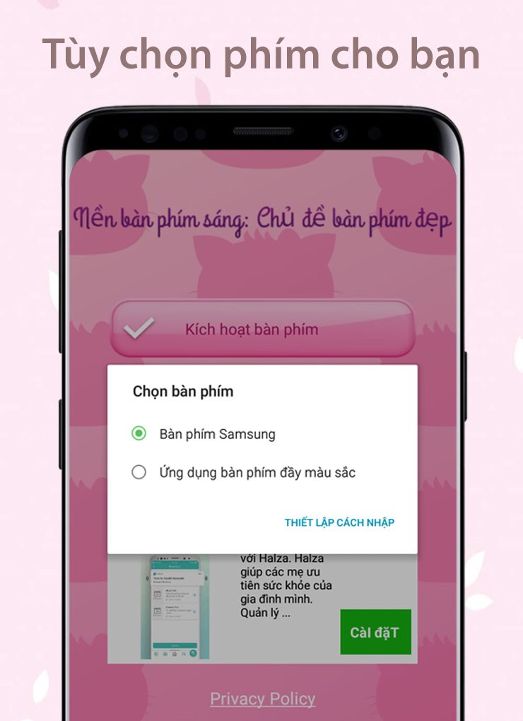 t&ugrave;y chọn kiểu d&aacute;ng b&agrave;n ph&iacute;m