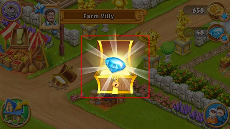 Nhận Kim Cương miễn phí tại Rương Kho Báu