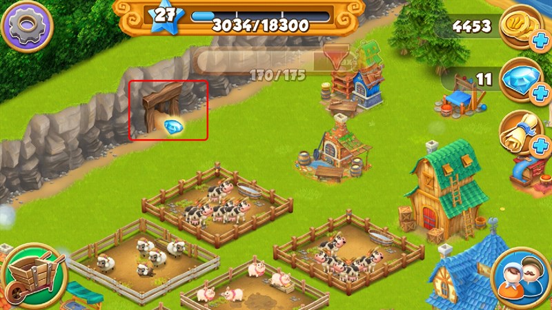 Level 24 nhận Kim Cương miễn phí ở Hang đào kim loại