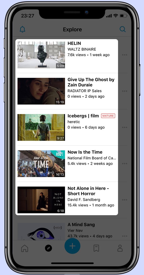 Cập nhật thường xuy&ecirc;n video mới 