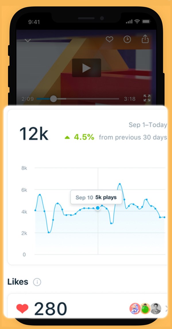 Quản l&yacute; lượt th&iacute;ch của video