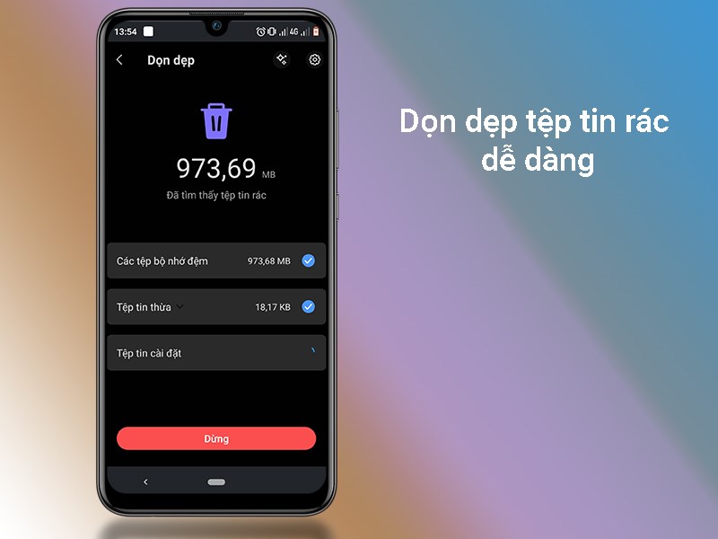 Dọn dẹp tệp tin rác dễ dàng