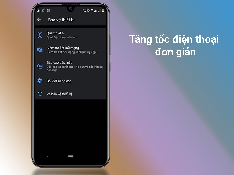 Tăng tốc điện thoại đơn giản