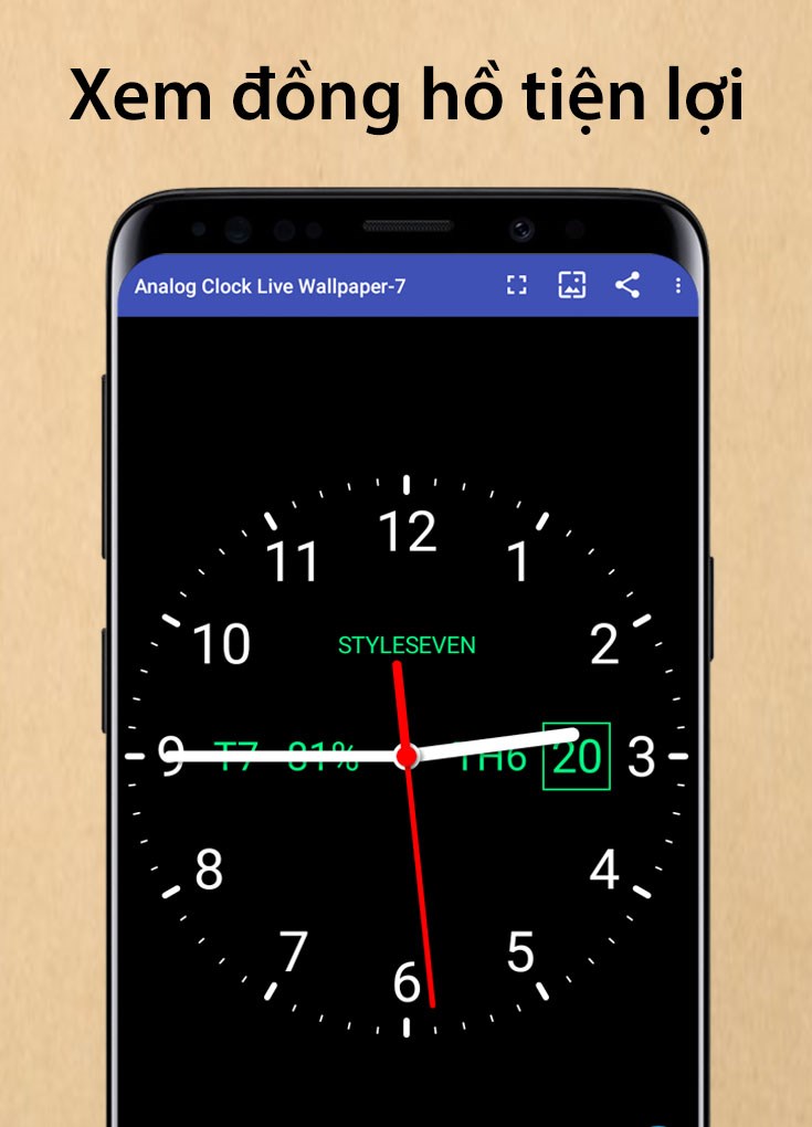 Analog Clock Live: Bạn muốn tận hưởng không khí trầm lắng và thanh thoát trong những giây phút đầu tiên của một buổi sáng mới? Hãy xem hình ảnh về đồng hồ cơ truyền thống hoạt động trực tiếp trên màn hình điện thoại của bạn. Giờ đây, những lúc thư giãn của bạn sẽ trở nên tuyệt vời hơn bao giờ hết.