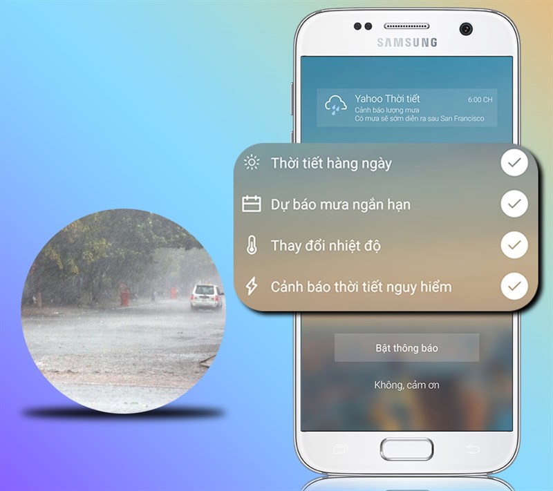Cảnh b&aacute;o thời tiết nguy hiểm