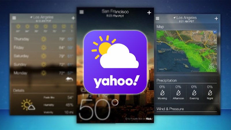 Ứng dụng Yahoo Thời tiết 