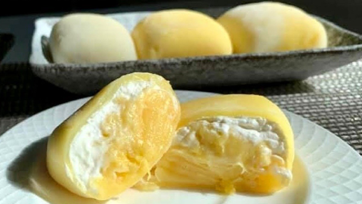 Bánh mochi nhân kem sầu riêng