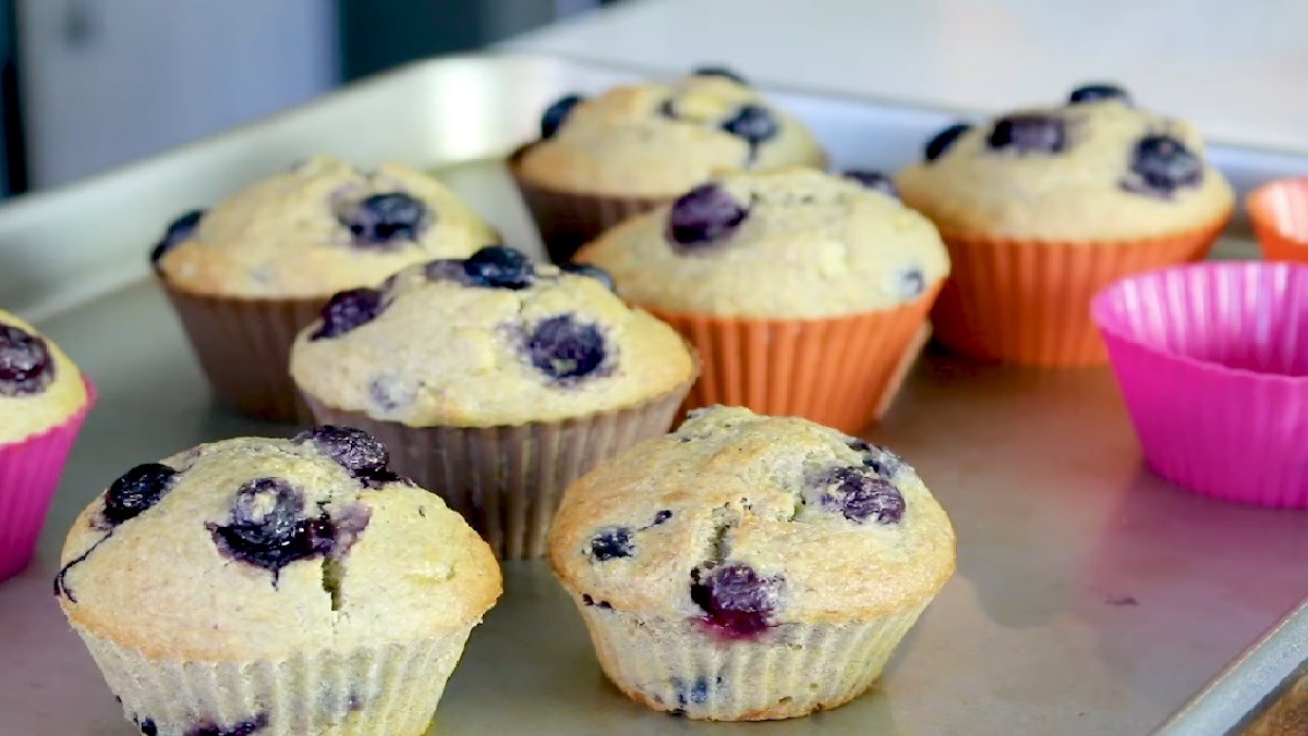 Muffin việt quất yến mạch