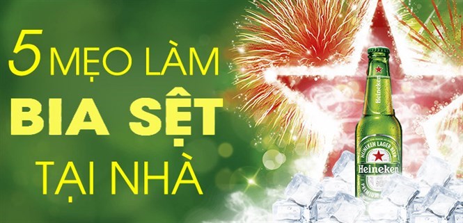 5 mẹo làm bia sệt