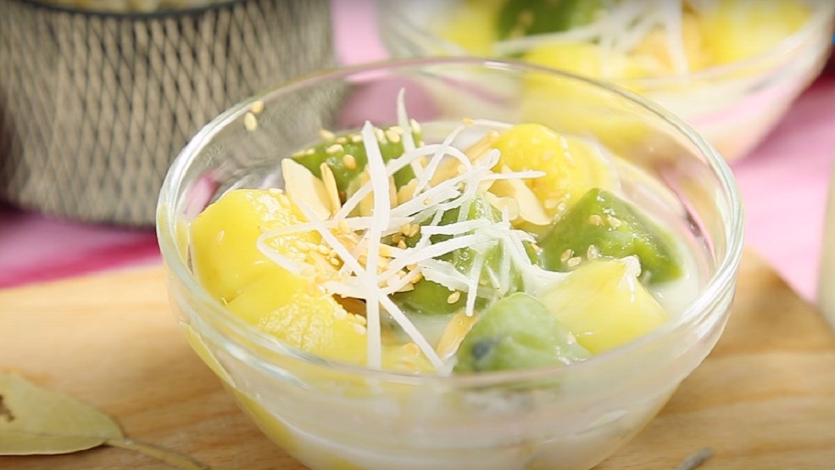 Chè khoai dẻo trà xanh