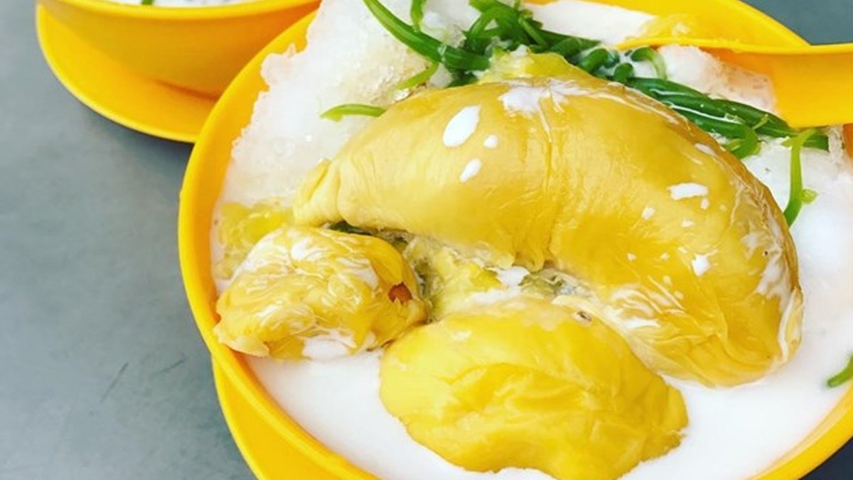 Chè bánh lọt sầu riêng