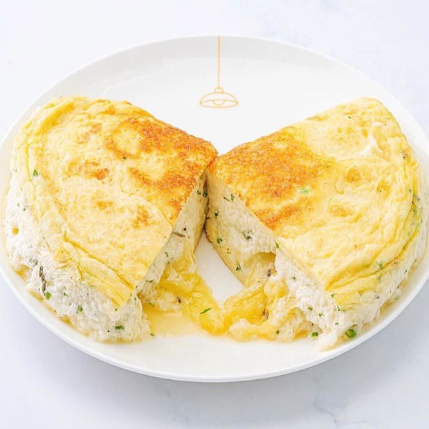 Cách làm trứng rán bọt biển Omelette bồng bềnh siêu ngon, siêu đơn giản