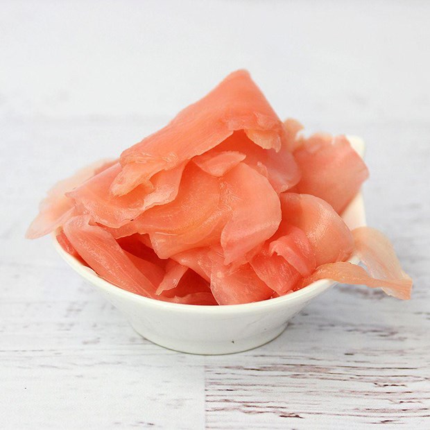 Cách làm gừng hồng sushi ngâm chua ngọt, giòn thơm chuẩn vị Nhật Bản