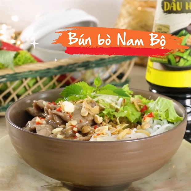 2 cách làm món bún bò Nam Bộ đơn giản, thanh mát, thơm ngon chuẩn vị