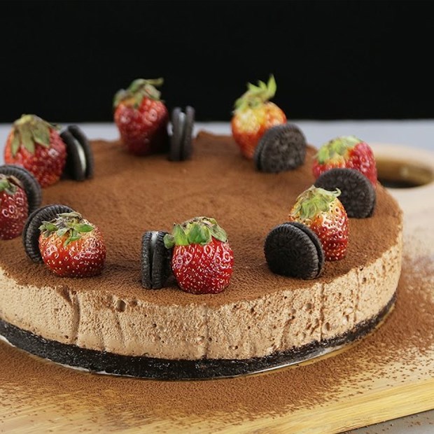 Cách làm bánh Cheesecake Chocolate mêm mịn, thơm ngon dễ làm