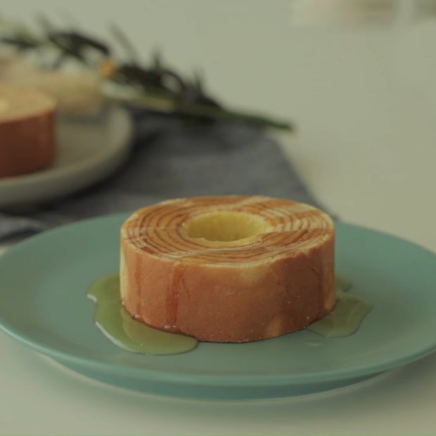 Cách làm bánh baumkuchen cuộn đơn giản thơm ngon đẹp mắt không cần lò nướng