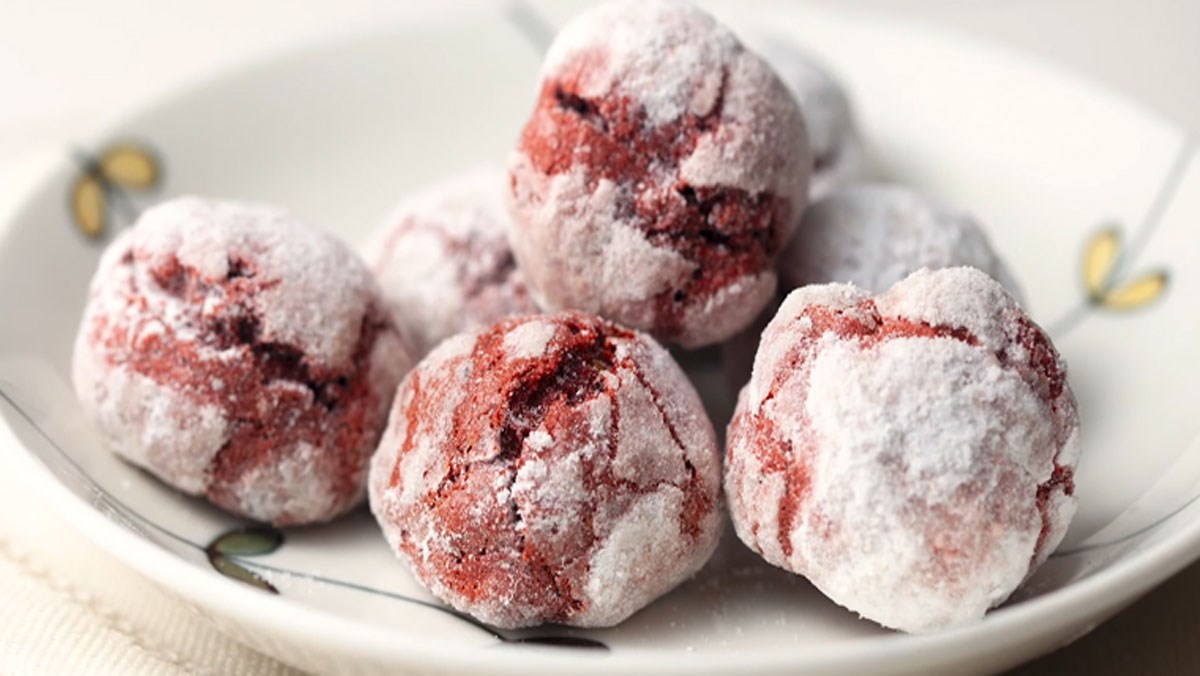 bánh cookie red velvet