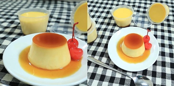 bánh flan phô mai - Cheese Flan nướng