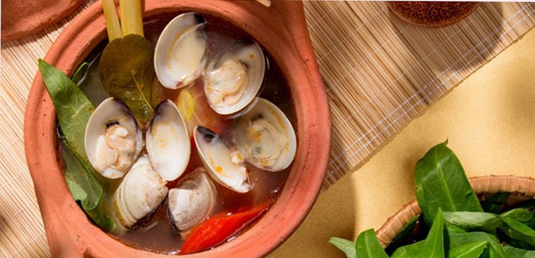 Canh nghêu (nghêu) làm bếp sấu