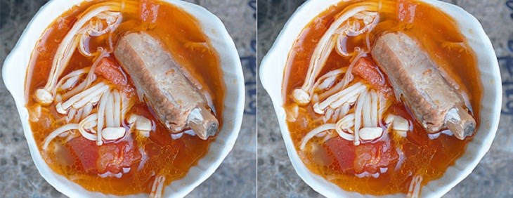 Canh sườn heo nấu nấm