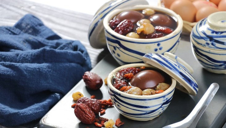 Chè hột gà trà tàu